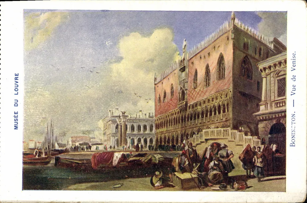 Ansicht von Venedig — Bonington — Louvre-Museum - Vorderseite