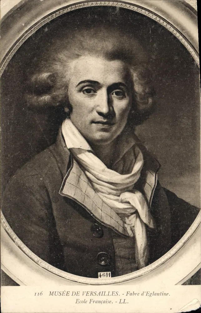 Porträt eines Mannes — Musée de Versailles — Fabre d'Eglantine, LL, n°116 - Vorderseite