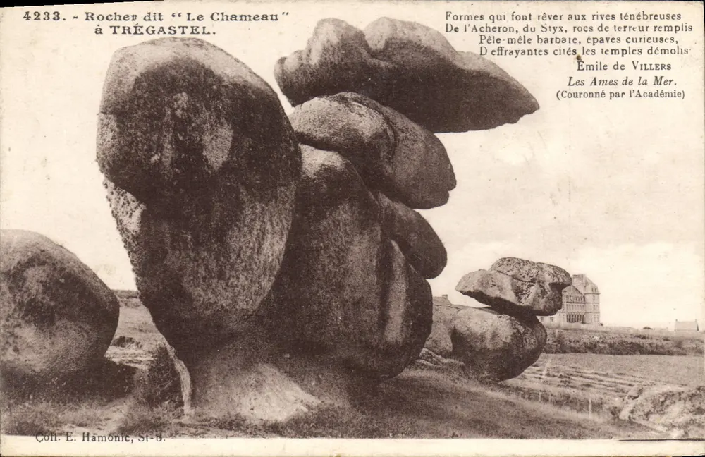 Rocher chamal em Trégastel — Coleção E. Hamonic, St-B. - Frente
