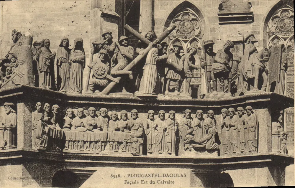 Fachada Leste do Calvaire — PLOUGASTEL-DAOULAS — Coleção Nacional - Frente