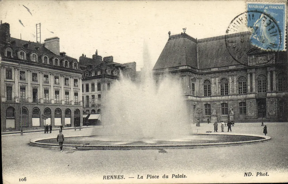 Rennes — A Place du Palais — ND. Phot. n°106 - Frente