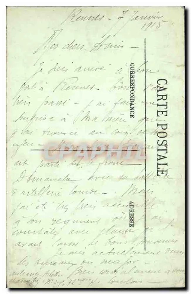 Rennes — Der Botanische Garten — Die Gewächshäuser — LL. — N° 129 - Rückseite