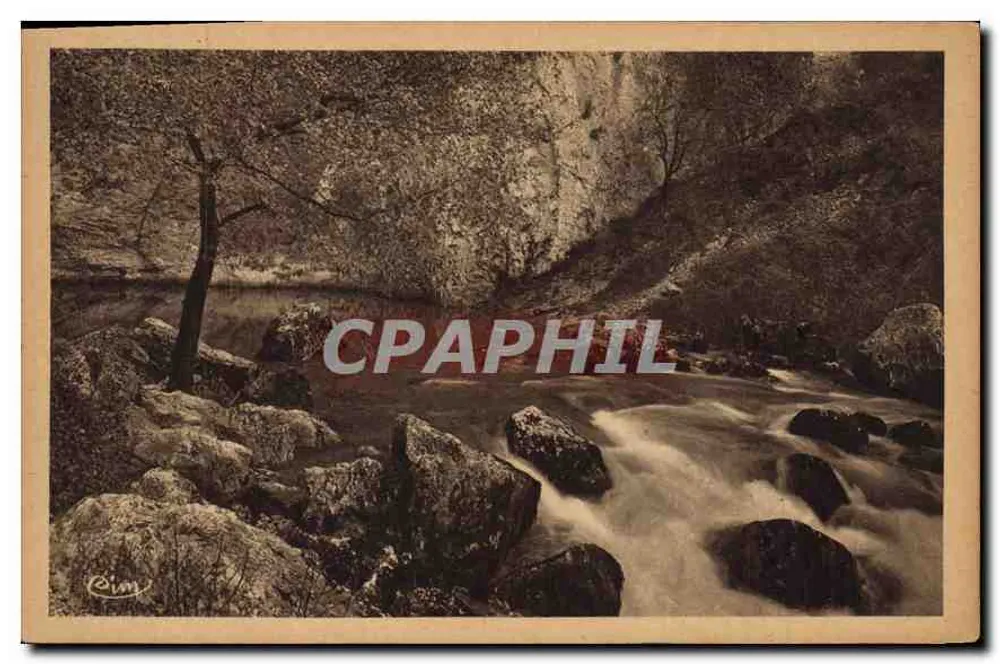 Fontaine-de-Vaucluse — Source Haut - Abgang der Wasserfälle — Verleger C. Rimm - Vorderseite