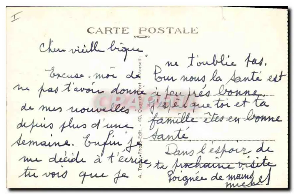 Martigues (La Venise Provençale) — Ferrières von Brescon aus gesehen — TARDY - Rückseite