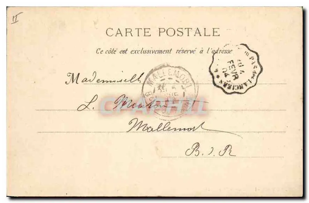 Martigues : Nachtansicht am Caroute-See — G. M. 43, V. Ch. de Rome - Marseille - Rückseite
