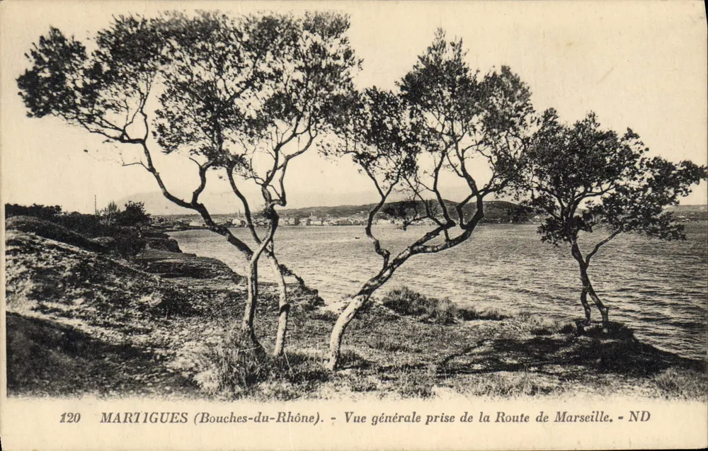Martigues (Bouches-du-Rhône) — Allgemeine Ansicht von der Route de Marseille — ND — n° 120 - Vorderseite
