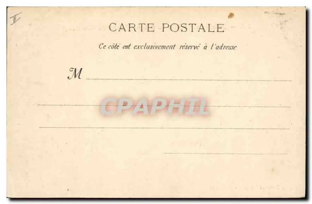 Martigues — Nachtleuchteffekt am Caroute-See — G. M., 43, V.-Ch.-d.-Rome - Marseille - Rückseite