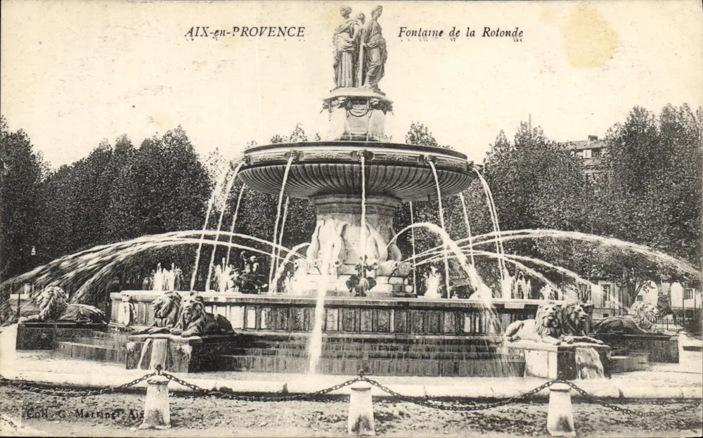 Aix-en-Provence - Fontaine de la Rotonde - G. Marinet, Aix - Vorderseite