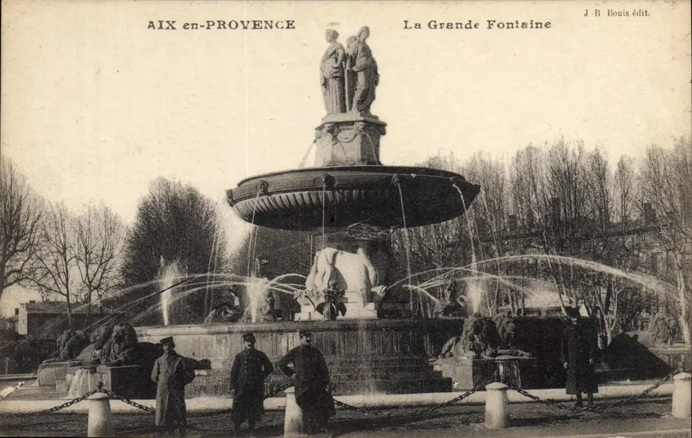 AIX-en-PROVENCE — Die Grande Fontaine — J-B Bouis ed. - Vorderseite