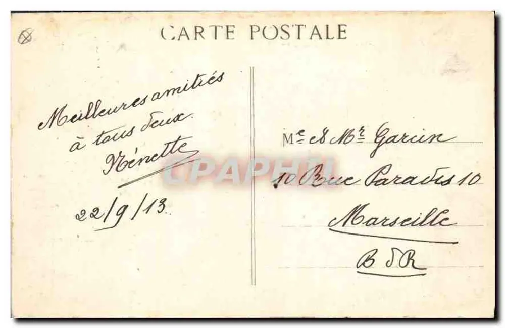 Provence - Die Große Fontäne — Verleger Col Unic - Rückseite