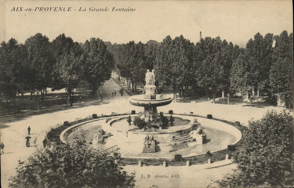 AIX-en-PROVENCE - Die Grande Fontaine — J. B. Bouis, Verlag - Vorderseite