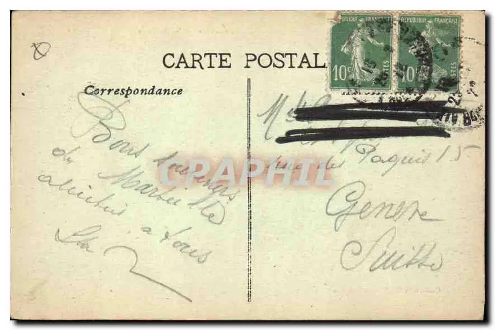 AIX-en-PROVENCE — Fontaine de la Rotonde — Collection C. Martinei - Rückseite