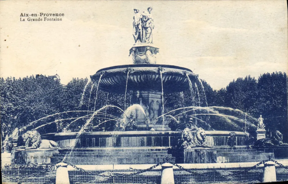 Aix-en-Provence — La Grande Fontaine — Paul Maurin - Vorderseite