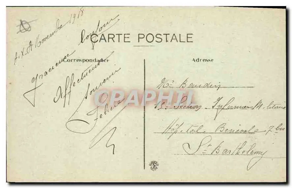 Aix-en-Provence — Fontaine de la Rotonde — Sammlung C. Martinet - Aix - Rückseite