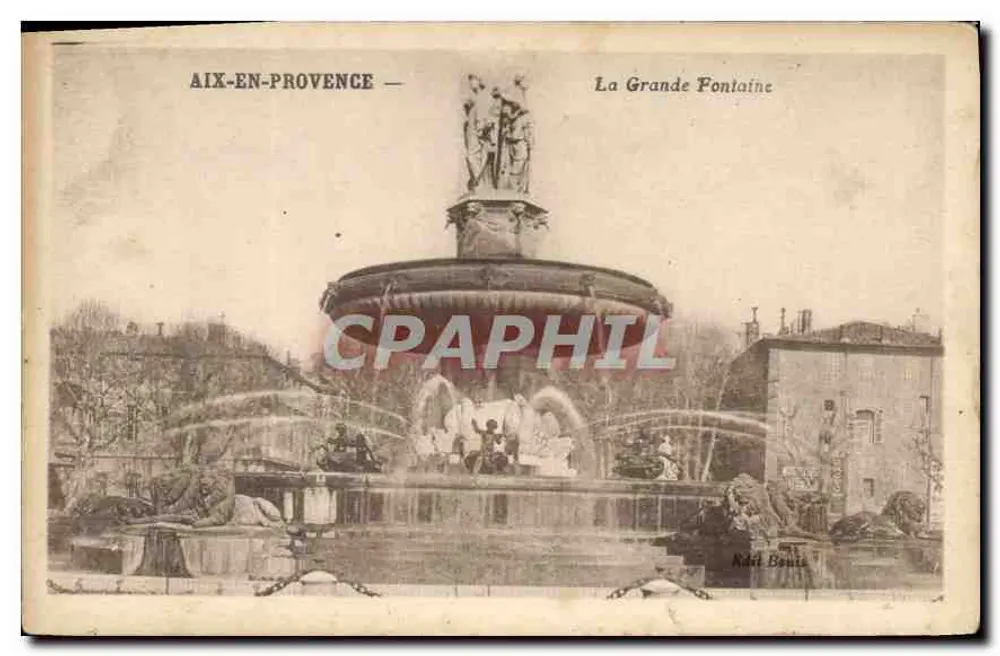 Aix-en-Provence — Die Große Fontaine — Verlag Néel Bonne - Vorderseite