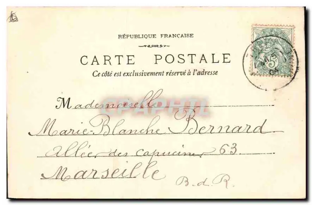 Aix-en-Provence — Fonte Monumental — E. Jaussaud Editor - Verso