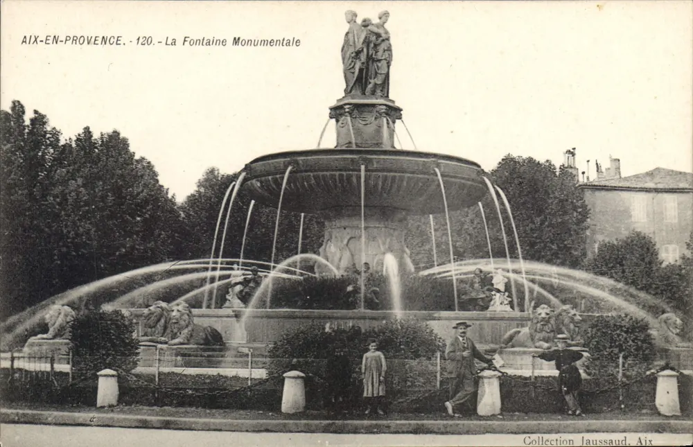 Aix-en-Provence — Die Monumentalfonte — Sammlung Laussaud, Aix - Vorderseite