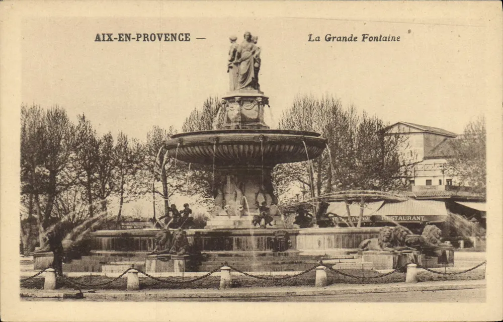 Aix-en-Provence — Die Große Fontäne — Verleger : - Vorderseite