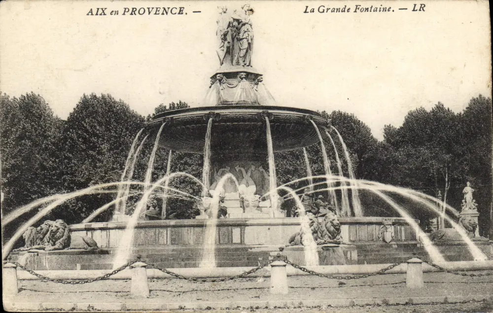 Aix-en-Provence — La Grande Fontaine — LR - Vorderseite