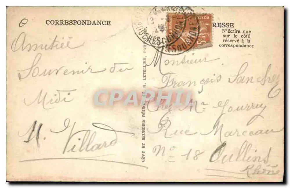 Aix-en-Provence - Die Große Fontäne - LL - Rückseite