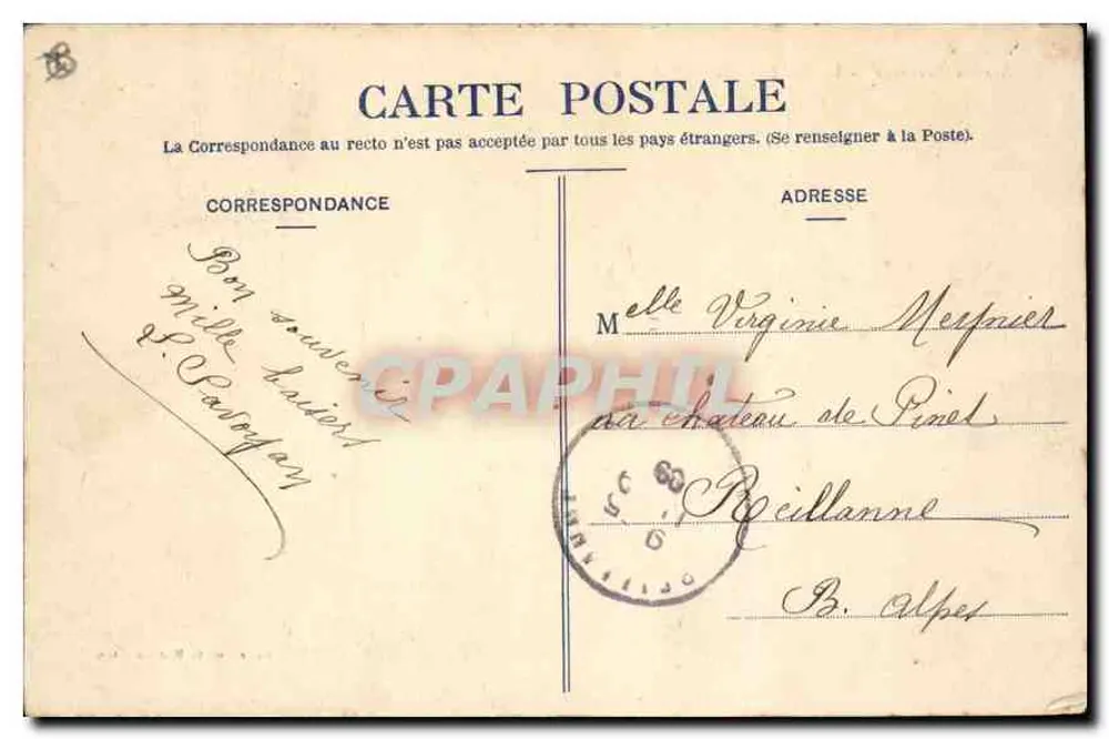 Aix-en-Provence - La Fontaine de la Rotonde — Verlag: Ed. Garage Central - Rückseite