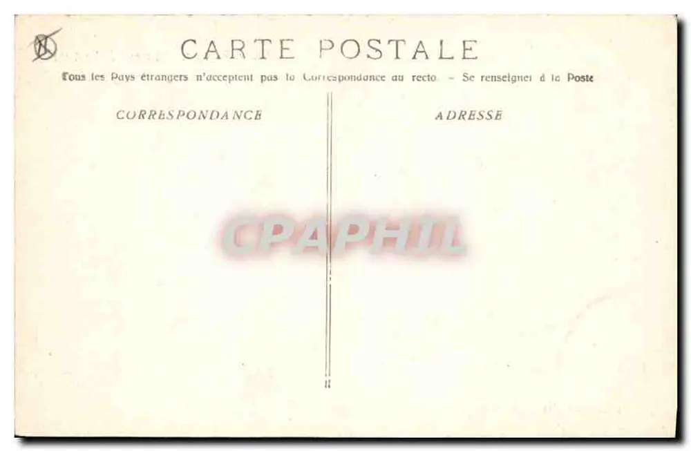 Aix-en-Provence — Die Große Fontaine — Sammlung C. Martin - Rückseite