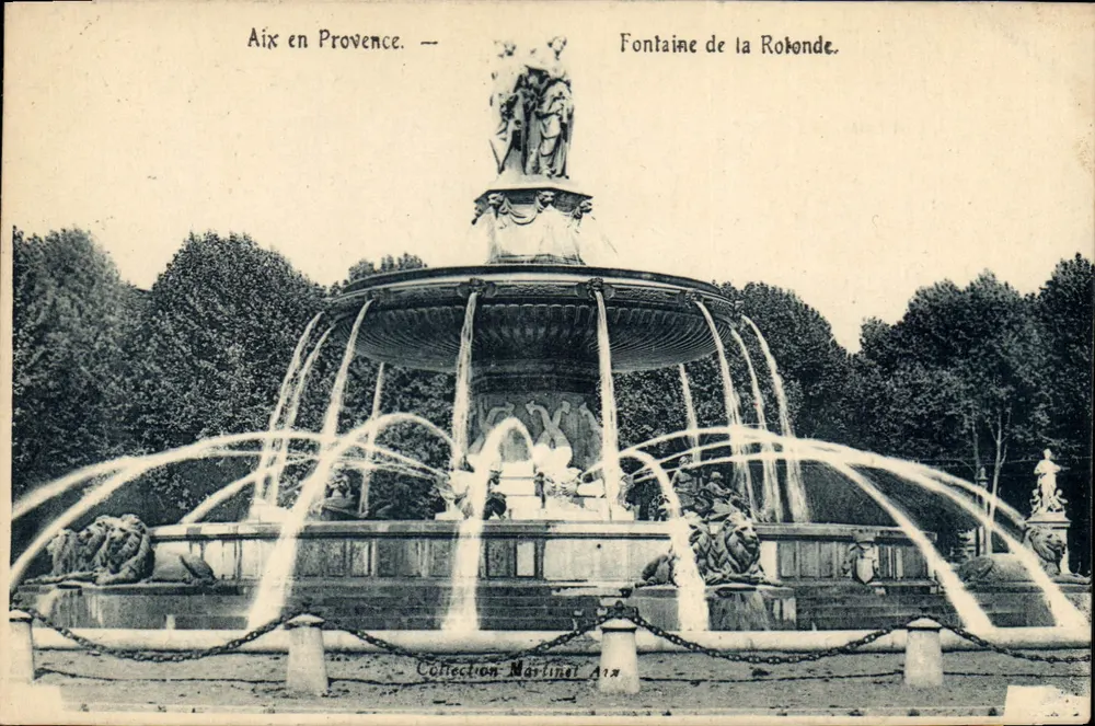 Aix-en-Provence — Fontaine de la Rotonde — Collection Martinei Aix - Vorderseite
