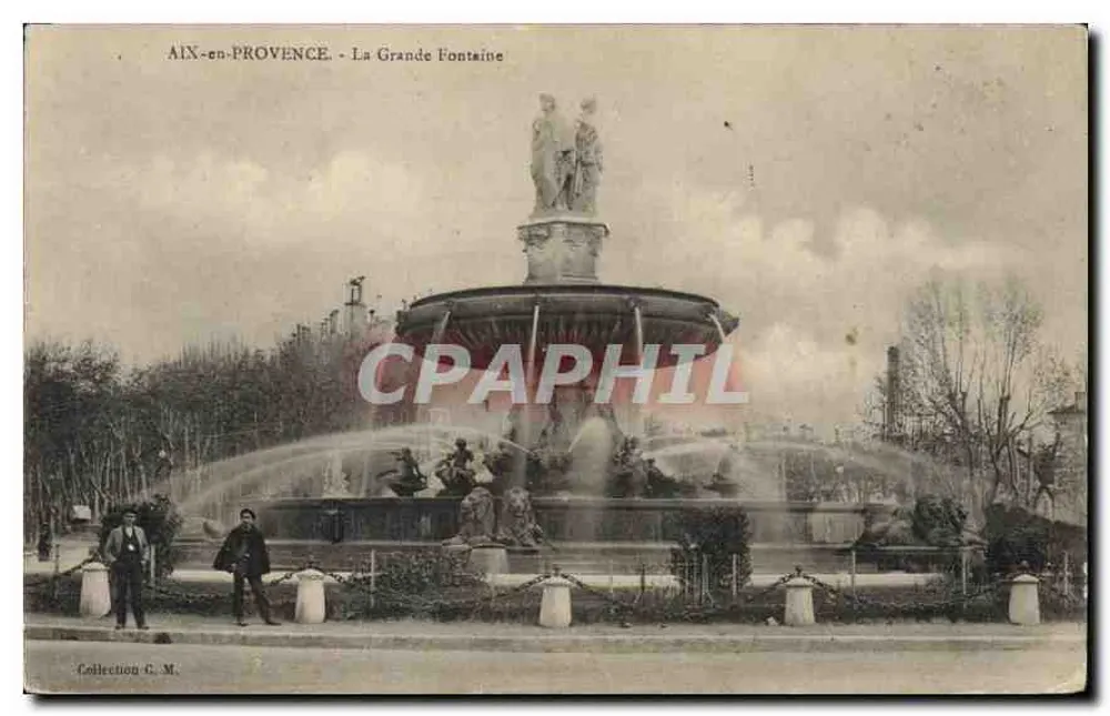 AIX-en-PROVENCE - Die Grande Fontaine — Sammlung G. M. - Vorderseite
