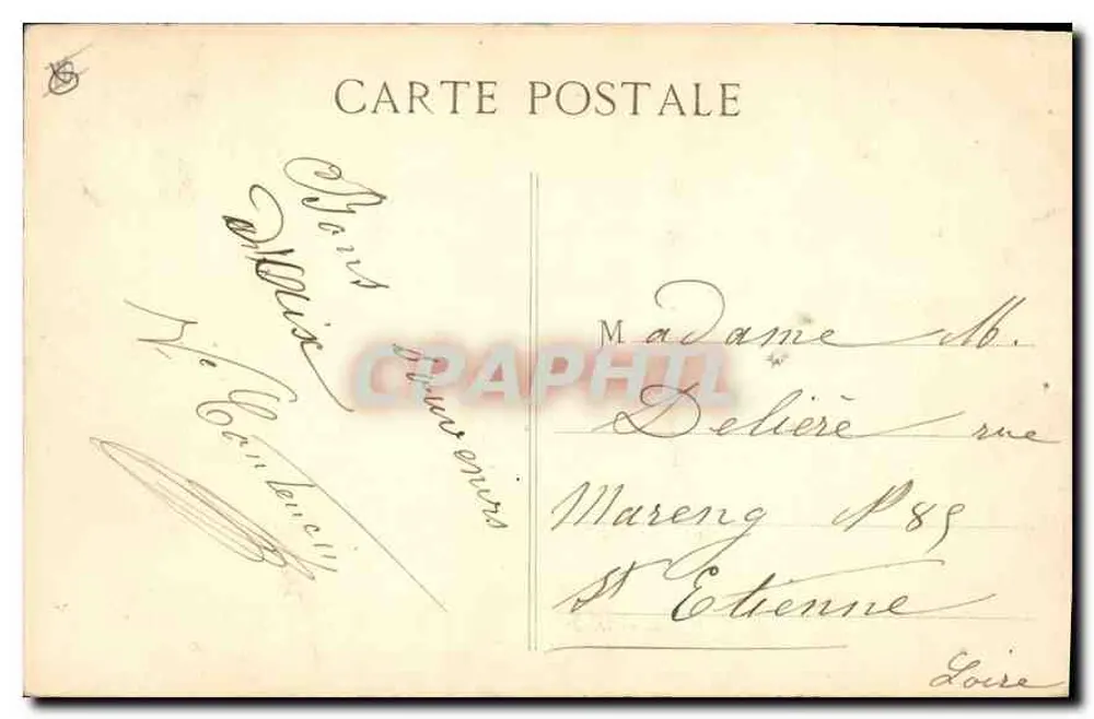 AIX-en-PROVENCE — La Grande Fontaine — unbekannter Verlag, Nr. 120 - Rückseite