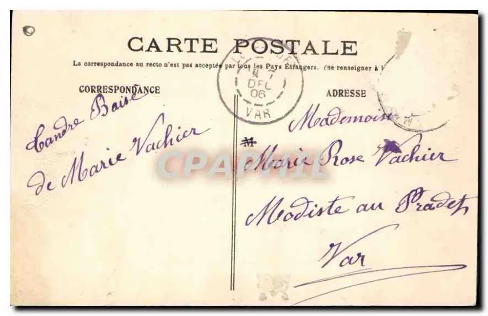 Fonte Monumental — Aix-en-Provence — editor Mollocoules Jaussaud, n°120 - Verso