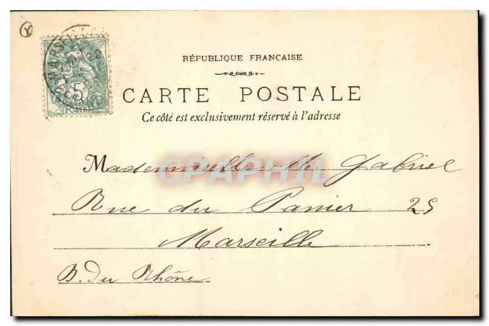 Aix-en-Provence — Fontaine Monumental — E. Jaussaud Editor - Verso