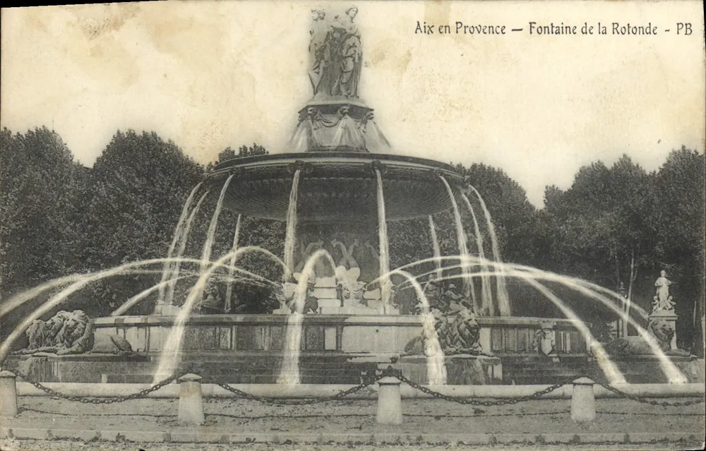Aix-en-Provence — Fontaine de la Rotonde — PB - Vorderseite