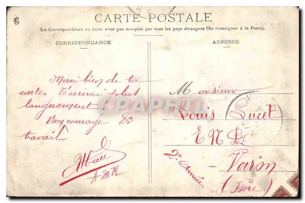Aix-en-Provence — Fonte Monumental — Coleção Jaussaud, Aix - Verso