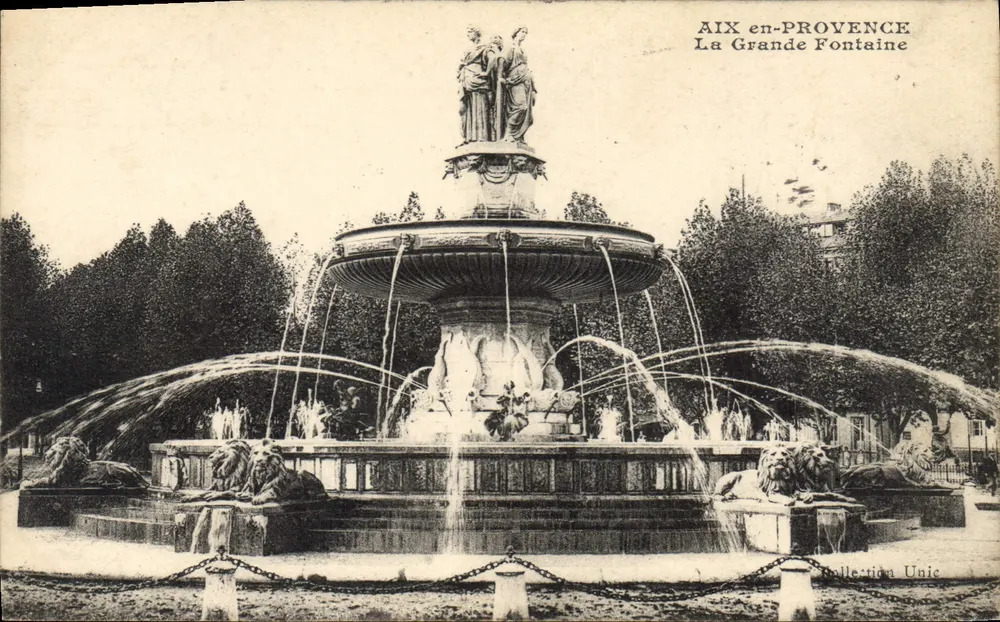 Aix-en-Provence — La Grande Fontaine — Einzigartige Sammlung - Vorderseite