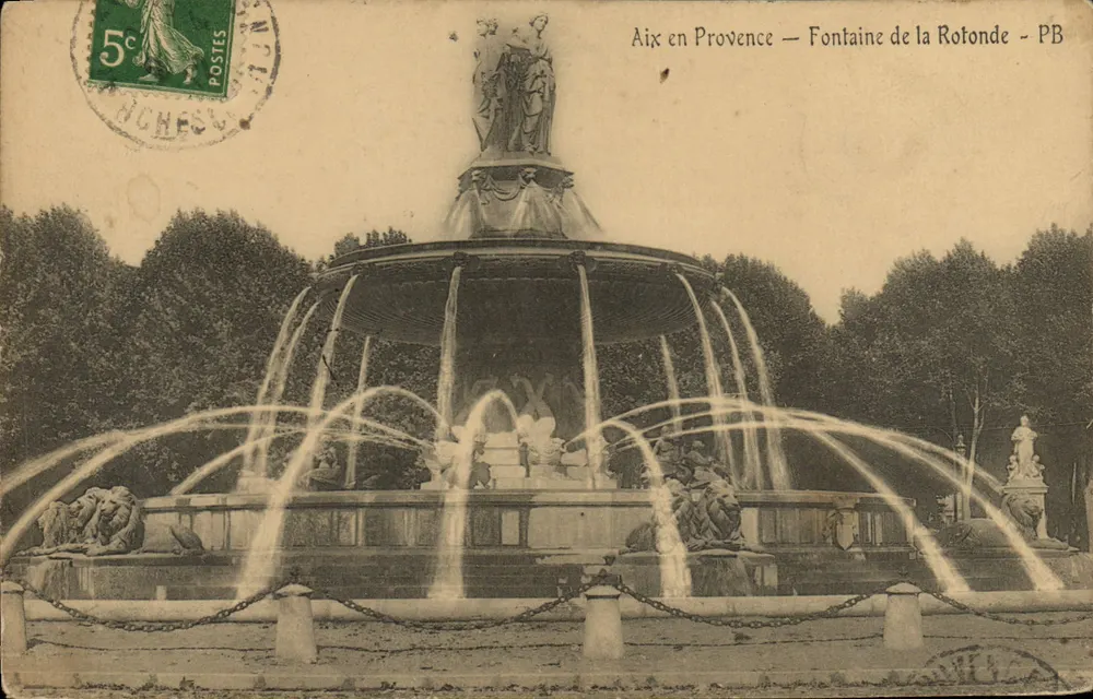 Aix-en-Provence — Fontaine de la Rotonde — PB - Vorderseite