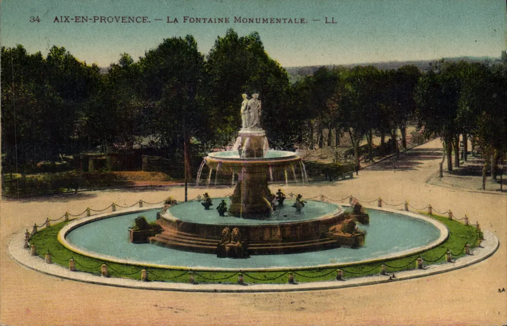 Aix-en-Provence — La Fontaine Monumentale — LL - Vorderseite