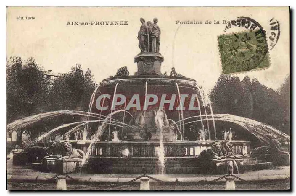 Aix-en-Provence — Fontaine de la Rotonde — Edit. Carle - Vorderseite