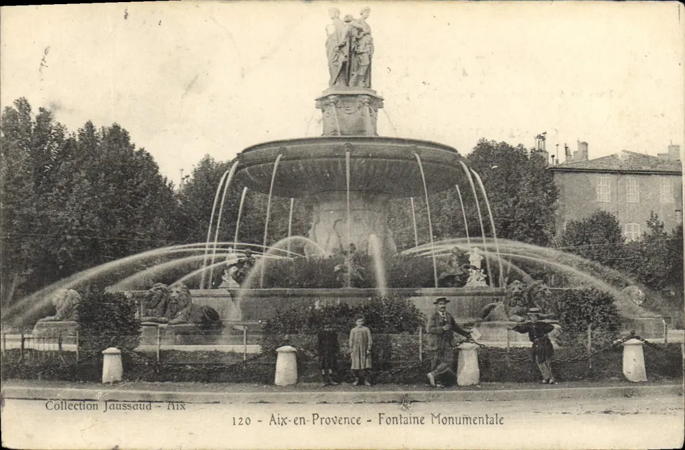 Aix-en-Provence — Fontaine Monumental — Coleção Jaussaud - n°120 - Frente