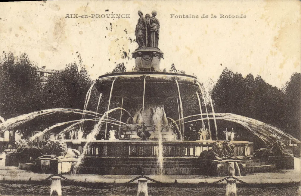 Aix-en-Provence — Fontaine de la Rotonde — Verlag unbekannt - Vorderseite