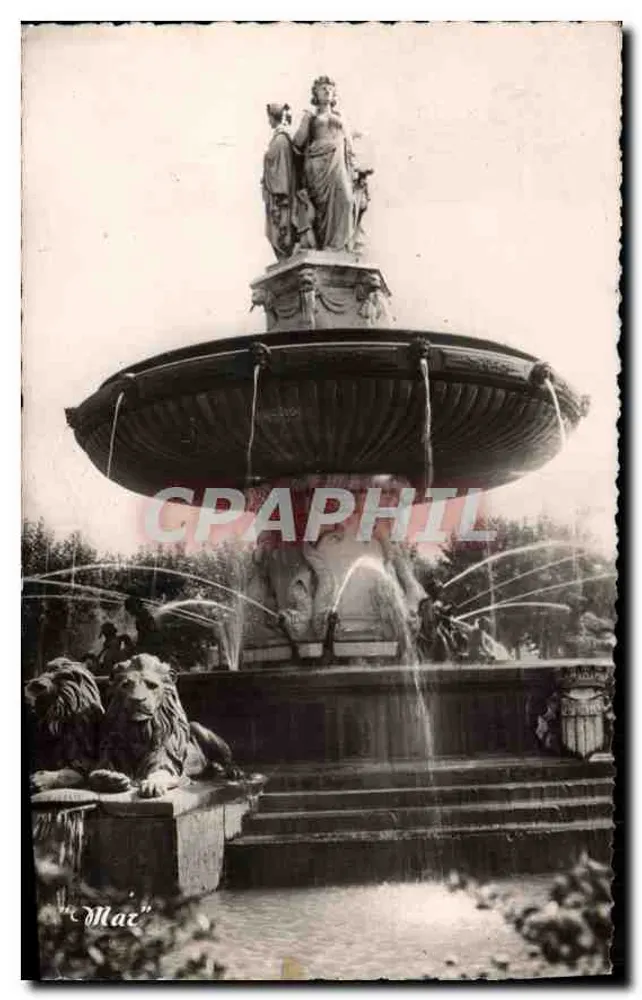 Fontaine de la Rotonde — Aix-en-Provence — Éditions MAP - Vorderseite