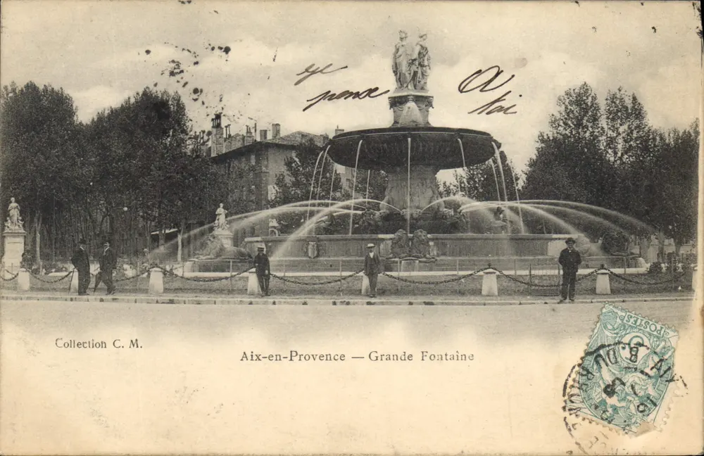 Aix-en-Provence — Grande Fontaine — Collection C.M. - Vorderseite