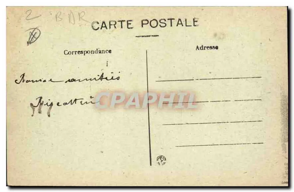 AIX-EN-PROVENCE — Fontäne der Rotunde — Verlag Martinet, Aix - Rückseite