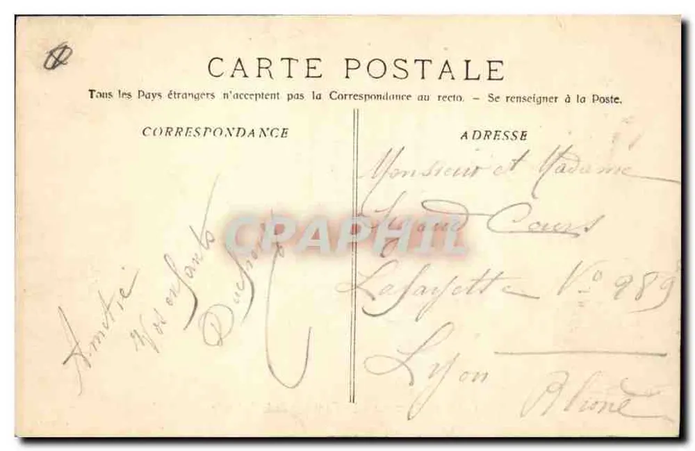 Aix-en-Provence — La Fontaine de la Rotonde — Sammlung C. M. - Rückseite