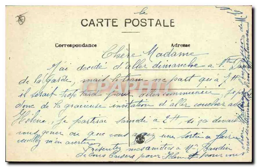 AIX-EN-PROVENCE — Fontaine de la Rotonde — Sammlung C. Martinel - Rückseite