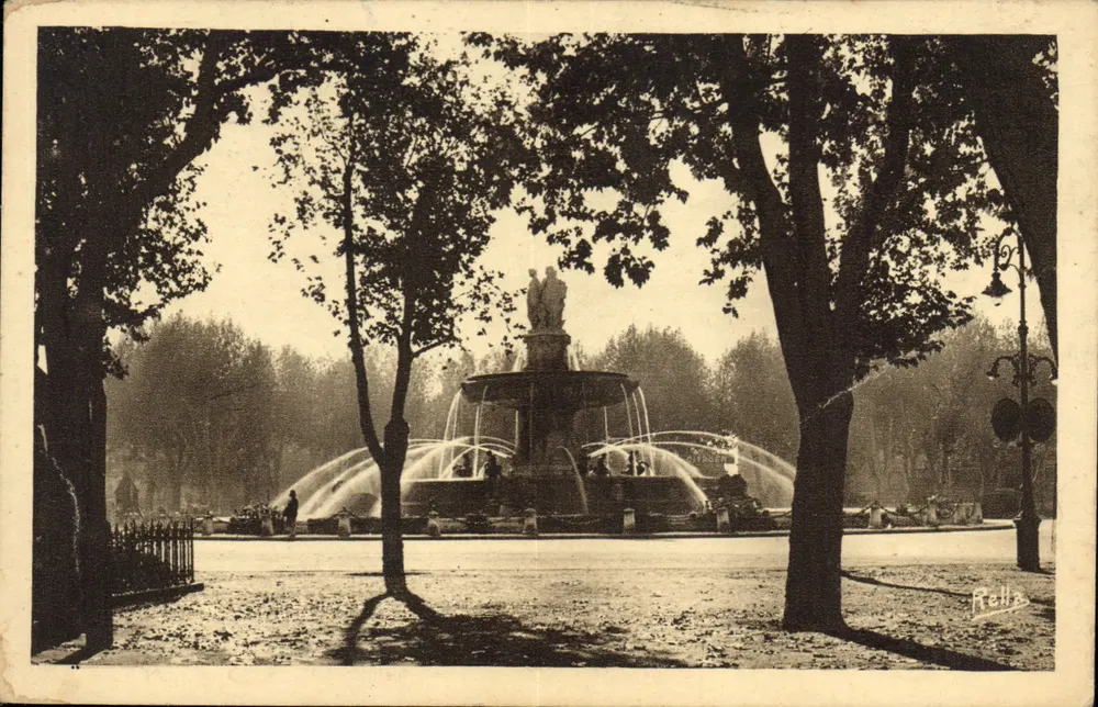 Fontaine de l'Hydrothène — Aix-en-Provence — Verlag Rella - Vorderseite