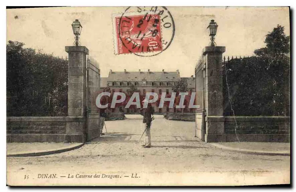 Dinan — La Caserne des Dragons — LL. - Recto