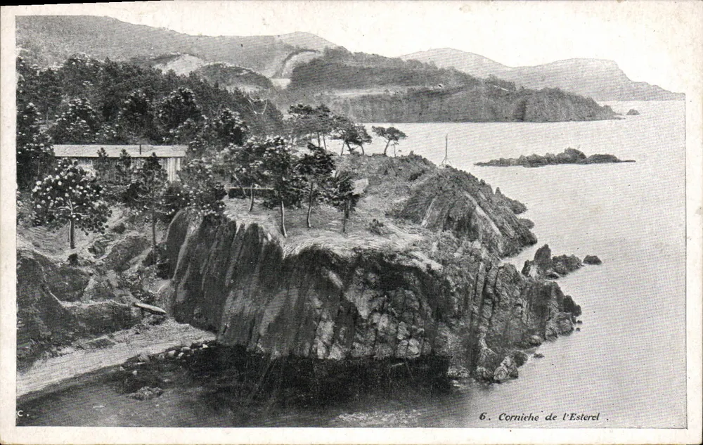 Corniche de l'Esterel — vista panorâmica — editor não identificado, n°6 - Frente