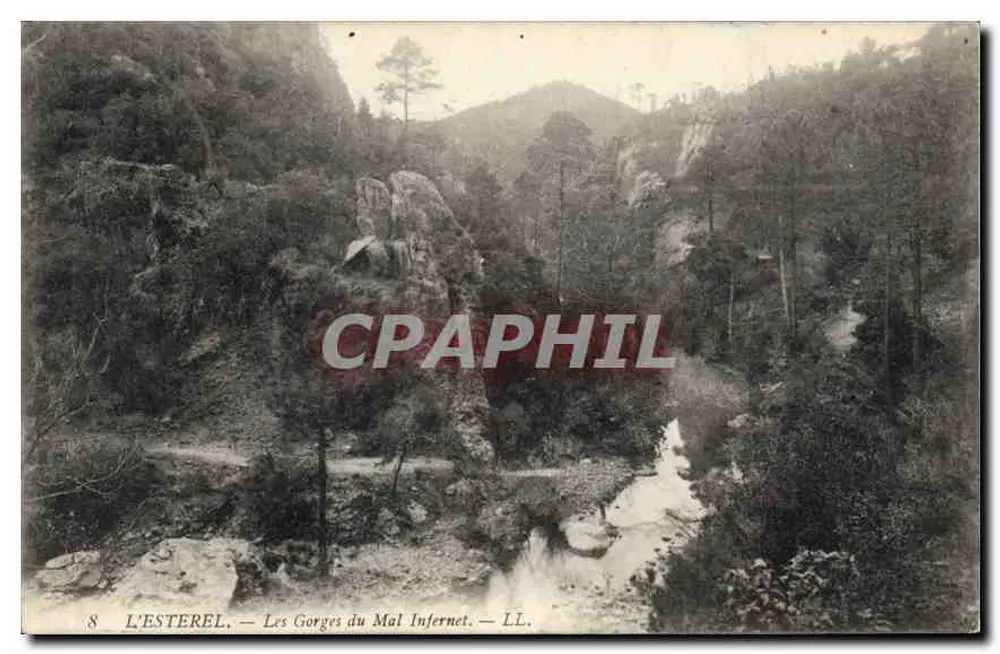L'ESTEREL — As Gorges do Mal Infernet — LL. — n°8 - Frente
