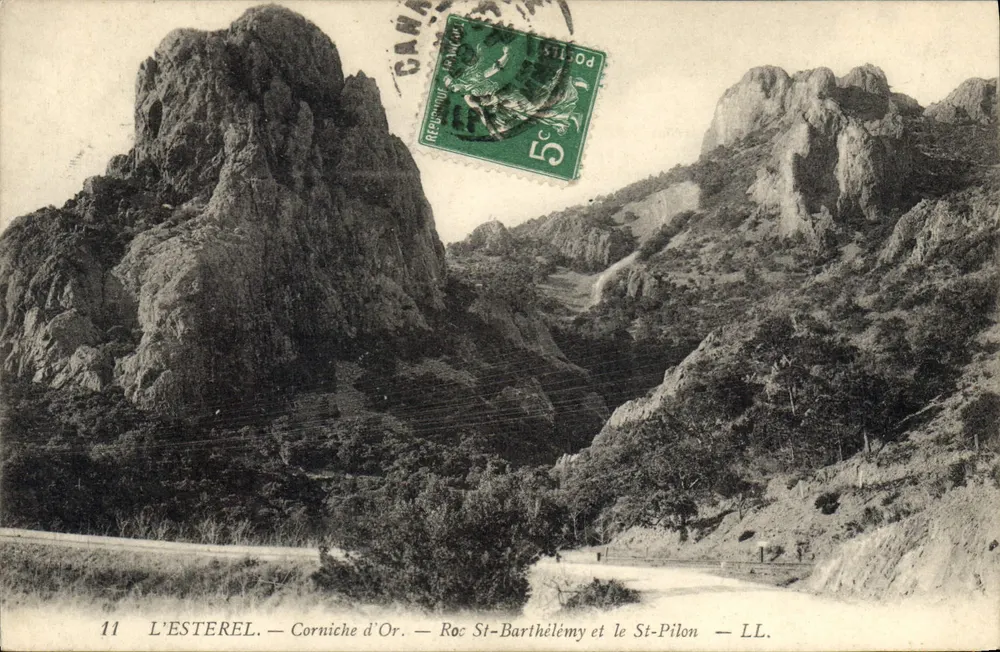 L'ESTEREL — Corniche d'Or, Roc St-Barthélémy e o St-Pilon — LL. n°11 - Frente