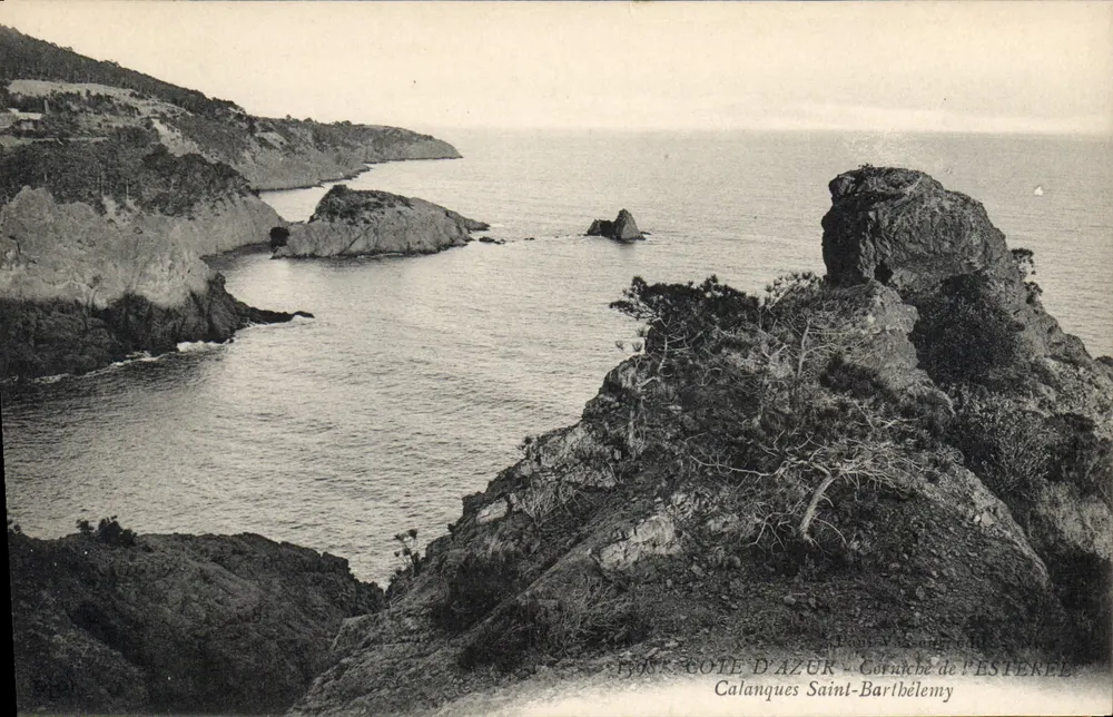 Calanques de l'Estérel - Corniche de Saint-Barthélemy — Editora: Edições do Port de l'Azur - Frente
